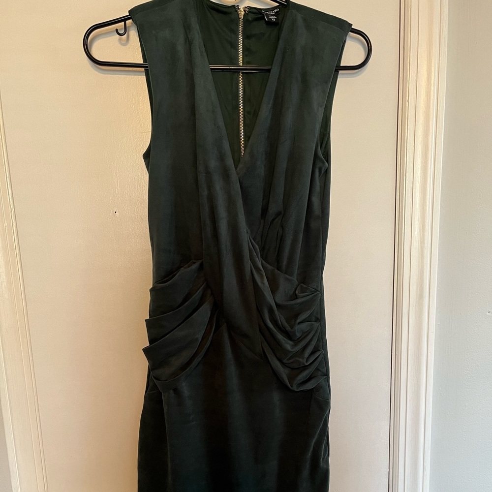 Marciano XS velvet greenish blue dress